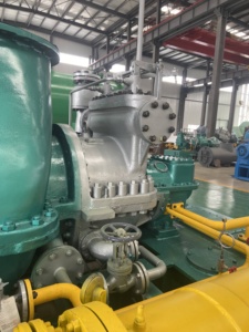 효율적인 다단식 응축 증기 터빈(PLC 제어 및 펌프 포함) 지열 발전소 재생 에너지 생산용 - Product Image 6