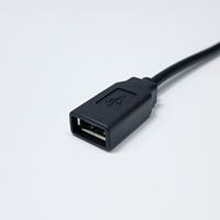 محول OTG بزاوية 90 درجة من النوع C ذكر إلى USB A أنثى مع كابل قصير لنقل البيانات يدعم التخصيص