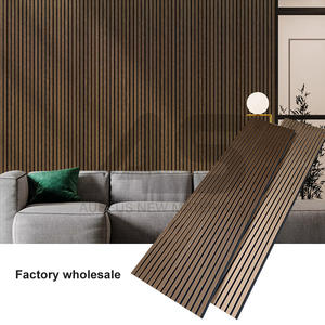 モダンなデザインのアコースティックウォールパネル-プレミアムウッドスラット,騒音リダクション用リビングルーム,ベッドルームまたはホテルの装飾 - Product Image 5