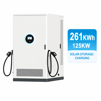 Système de stockage d'énergie intégré tout-en-un, station de recharge pour véhicules électriques DC CCS2 |   Nouveau chargeur rapide BESS 216 kWh 120 kW pour la rénovation/amélioration