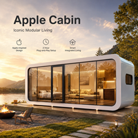 Maisons préfabriquées modulaires personnalisées professionnelles, cottages, appartements, hôtels-capsules, cabines Apple, maisons-containers