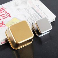 Mini bol de trempage carré de luxe personnalisé SUS 304 plat de service pour restaurant d'hôtel bol de trempage de salade de sauce durable en or