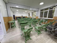 Nouvelle conception de bureau et de chaise pour la pause déjeuner, hauteur réglable, mobilier scolaire, table et chaise individuelles pour la pause déjeuner des élèves