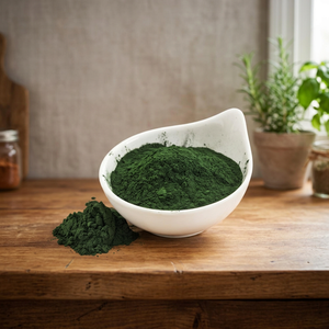 Poudre d'herbe d'orge pure de qualité alimentaire, algue verte naturelle pour smoothies, boissons, préparation culinaire et recettes bien-être - Product Image 5