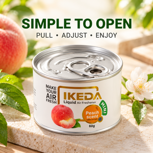 60g Canned Liquid Air Freshener for Car Home and Office IKEDA <b>Mini</b> Aroma Freshener with 12 Fragrance Options - Product Image 4