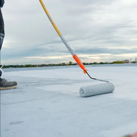 Peinture en polyuréthane imperméable pour la protection du toit Revêtement à base d'eau Haute adhérence pour l'étanchéité du toit des carreaux de mur de salle de bain