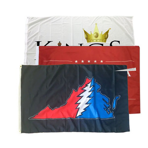 Poliéster tejido de la mejor calidad Promoción de publicidad banderas personalizadas grandes - Product Image 6