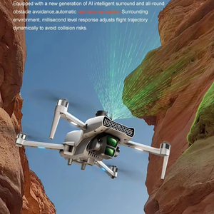 Nouveau drone transfrontalier avec positionnement GPS, retour automatique, télécommande 4 canaux, écran 5,9 pouces, moteur brushless, caméra aérienne HD et laser - Product Image 1