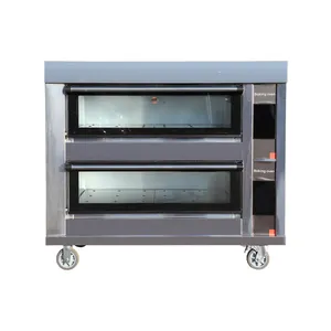 Forno de padaria comercial para equipamentos de cozimento Forno de pão LCD elétrico de tamanho grande Forno digital