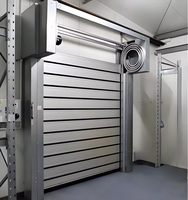 Porte à enroulement industrielle pour atelier, étanche, résistante au vent, durable, sécurisée, porte spirale haute vitesse