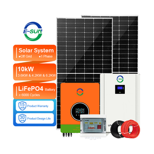 Système <span class=keywords><strong>solaire</strong></span> hybride E-SUN 6,2 kW 10,2 kW, kit complet 10 kWh <span class=keywords><strong>avec</strong></span> panneaux solaires <span class=keywords><strong>pour</strong></span> le stockage d'énergie, <span class=keywords><strong>pour</strong></span> la <span class=keywords><strong>maison</strong></span> et le commerce - Product Image 2