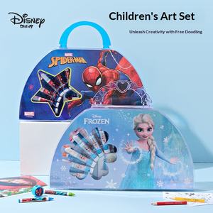 Set de Pintura Unimass Spiderman, Acuarelas, Crayones, Pinceles, <span class=keywords><strong>Estuche</strong></span> de Plástico 37x20cm, Material de Arte para Niños de Primaria - Product Image 2