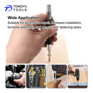 80mm 120mm 140mm 1/4" Hex Adjustable <strong>Magnetic</strong> <strong>Screwdriver</strong> <strong>Bit</strong> Holder Extension for Insert <strong>Bits</strong> - Product Image 4