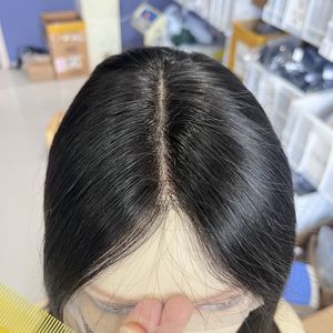 Perruque EMEDA multidirectionnelle Skin Top perruques de cheveux humains vierges européens casher perruque juive fabriquée - Product Image 6