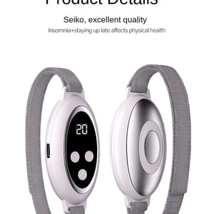 Sleep Assistive Microcurrent Machine Insomnia Stress Anxiety Relief <b>Hand</b> <b>Massager</b> with USB Rechargeable Palm Pulse - Product Image 3