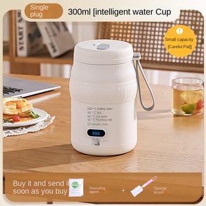 Hervidor Eléctrico Inalámbrico Portátil de Acero Inoxidable de 1.2L, Taza Termo con Control Remoto USB para Viajes, Hervidor de Agua con Temperatura Constante - Product Image 1