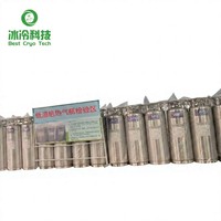 Tanque Dewar de Baja Temperatura con Tecnología de Enfriamiento, Cilindro de Gas Aislado para Soldadura de Oxígeno Líquido, 5L, Ecológico, Duración Superior a 5 Años