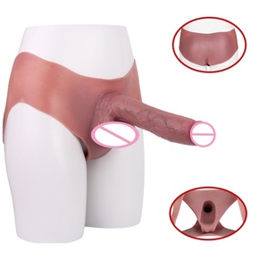 Male Wearable Penis Extender Strapon Hollow <b>Dildo</b> Cock Enlarge Cock Extension Adult Sex Toys for Men Couples Game - Product Image 1