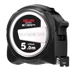 ตลับเมตรเหล็ก Delixi 5 เมตร ใบมีดเหล็กคาร์บอน กลับอัตโนมัติ ใช้ในครัวเรือนและอุตสาหกรรม - Product Image 2