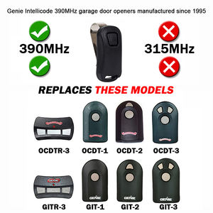 GENIE G1T-BX 38501R <span class=keywords><strong>Remote</strong></span> Kontrol Garasi/Gerbang untuk GENIE Intellicode ACSCTG Tipe 1 GIT-1 GIT-<span class=keywords><strong>2</strong></span> GIT-<span class=keywords><strong>3</strong></span> 390MHz - Product Image 2