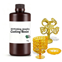Resin Printer 3D yang Dapat Dicetak 1kg, Dapat Disesuaikan - Resolusi Tinggi 405nm LCD UV-Curing Photopolymer untuk Perhiasan, Mudah Dicetak, Kompatibel