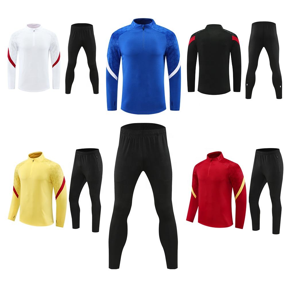 24/25 Customized LOGO Warm up Football Training Track Suits Kids