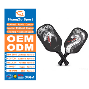 โรงงานผลิตไม้พายพิคเคิลบอล SHANGZE รุ่น T700 คาร์บอนไฟเบอร์ แกน EPP ทนทาน น้ำหนักเบา พกพาสะดวก พับได้ พร้อมโลโก้สั่งทำ - Product Image 1