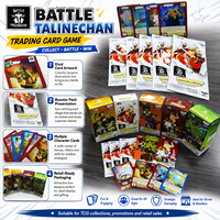 Cartes à collectionner personnalisées en papier holographique écologique et durable, impression personnalisée de haute qualité, cartes TCG d'anime