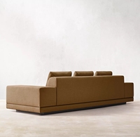 Dernier design style américain intérieur cadre en bois dur meubles de maison canapés de salon modernes
