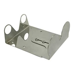 Soporte de pared de acero inoxidable pulido espejo plateado personalizado de fábrica para botella de champú y jabón líquido, fabricación de chapa metálica - Product Image 1