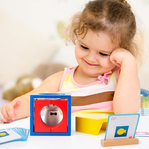 Fabricant vente directe <span class=keywords><strong>Chaton</strong></span> Aventures préscolaire puzzle en bois jouet En Gros coloré CHAT <span class=keywords><strong>animal</strong></span> blocs de construction jouet - Product Image 5
