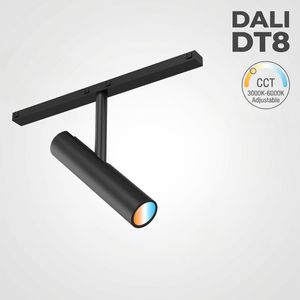 Foco Magnético Empotrable <span class=keywords><strong>de</strong></span> Bajo Voltaje, Regulable, para Sistema <span class=keywords><strong>de</strong></span> Hogar Inteligente, Luz LED Ajustable <span class=keywords><strong>de</strong></span> 48V para Riel <span class=keywords><strong>Dali</strong></span>, Ideal para Villas y Tiendas Minoristas - Product Image 2