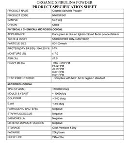 Entrepôt <span class=keywords><strong>USA</strong></span>/UE vente en gros 50/50 mélange de comprimés de chlorella spiruline biologique Superfood - Product Image 5