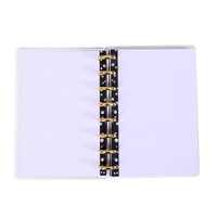 Hongbo meilleure vente 4 couleurs petit disque en cuir Saffiano lié A5 planificateur budgétaire comme budget de vie esthétique/Agenda/organisateur