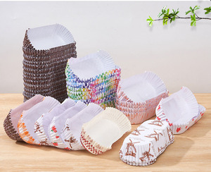 Revestimiento de papel para magdalenas y pasteles al por mayor, tazas para hornear magdalenas, revestimiento redondo antiadherente desechable para pasteles, molde para hornear de papel, cuenco sin <span class=keywords><strong>olor</strong></span> - Product Image 4