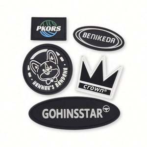 Custom Logo Embossed Rubber Badges Silicone Soft 2D <b>Patch</b> for Clothing Pvc <b>Patches</b> - Product Image 6