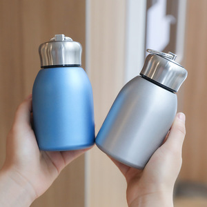 Mini Termo de 300 ml, Recubrimiento Interior de Acero Inoxidable 304, Carcasa Exterior de Acero Inoxidable 201, Botella de Agua Portátil de Acero Inoxidable, Logotipo Personalizado - Product Image 2