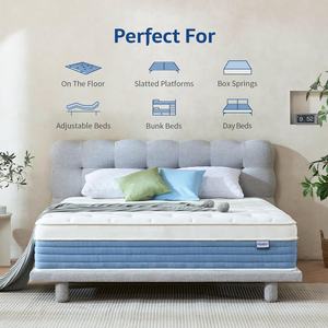 Matelas hybride en mousse à mémoire de forme à ressort en mousse de décompression à bobine de poche Boîte d'échantillons gratuits pour usage hospitalier à domicile pour appartement - Product Image 5