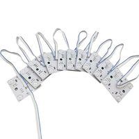 Module de boîte à lumière LED DC24V 68 * 68mm 4W Blockchain IP20 3000K 5000K 10000K SMD2835 Lentille Réflexion Diffuse Signalisation Publicitaire Lumineuse
