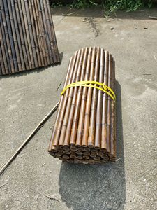 Valla de <span class=keywords><strong>bambú</strong></span> 2022 natural para jardín, cerca de caña de madera de <span class=keywords><strong>bambú</strong></span> enrollada, Panel de Sauce de privacidad natural/husillo de sauce - Product Image 2