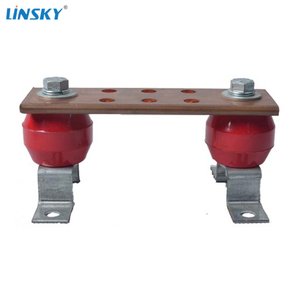 Shanghai Linsky 1/4 "* 2" * 6 "Barra de cobre de puesta a tierra, barra de bus de tierra de puesta a tierra eléctrica - Product Image 2
