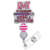 Porte-badge rétractable avec clips, porte-badge d'identification pour infirmière, porte-badge mignon