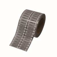 Matériaux d'étiquetage vulcanisants de 125 microns, découpe personnalisée, étiquette de code-barres pour pneus haute température