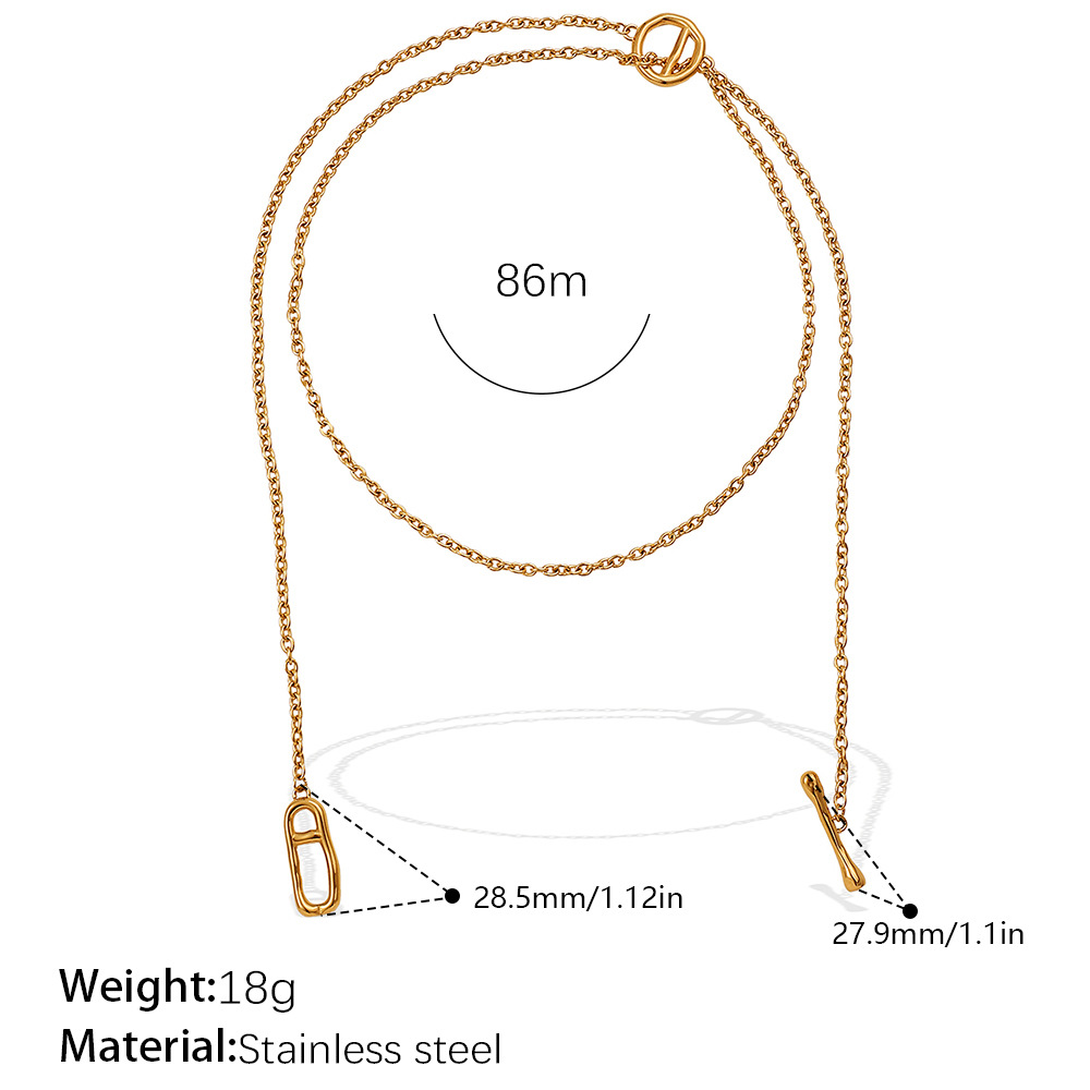 Chaîne de pull dorée MYL08G