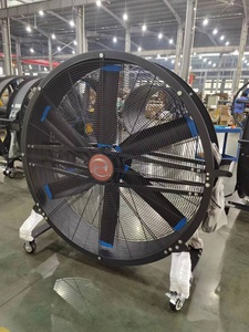 Gym Fan HVLS Free <b>Standing</b> Outdoor 220V IP55 Protection 3-Year Warranty with VFD <b>Controller</b> 300 Coverage - Product Image 2