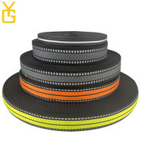 YouGuang tissé réfléchissant PP/sangle en nylon avec fil réfléchissant 1MM/2MM pour produits pour animaux de compagnie série de rubans réfléchissants 1mm/2mm