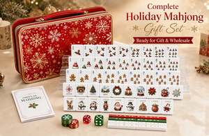 High-End Premium Acrylic Christmas Family Game Holiday Premium Christmas American <b>Mahjong</b> <b>Set</b> for Luxury Gift Market - Product Image 6