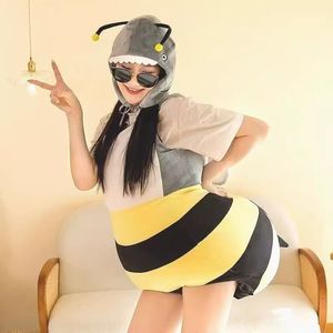 Vente directe usine Adorable Costume de mascotte adulte <span class=keywords><strong>Abeille</strong></span> en peluche moelleuse, thème Noël, pour jeux de fête et défilés - Product Image 2