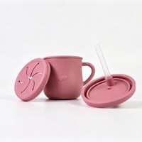Ensemble d'alimentation pour bébé en silicone 9 pièces avec bol à ventouse et assiette compartimentée, qualité alimentaire, sans BPA, kit repas complet, OEM personnalisé