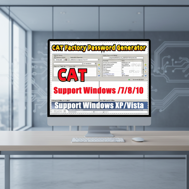 C-AT ET Factory Passwords Making Keygen Generator 10 Digit Support Windows XP/Vista/7/8/10